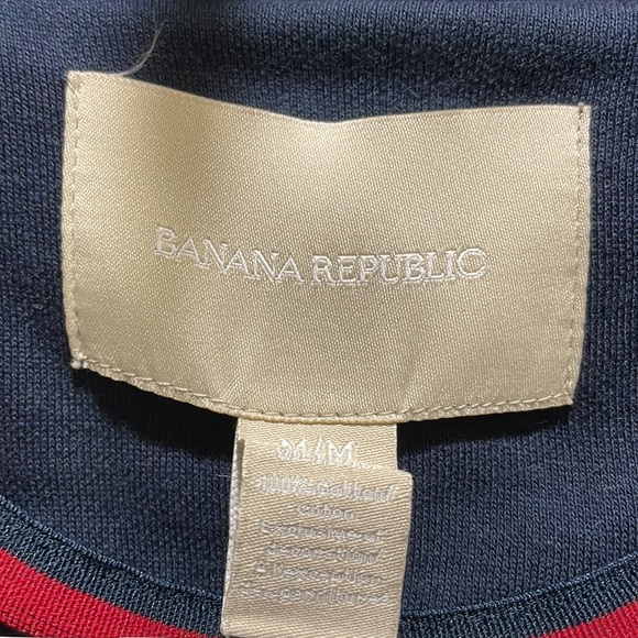 Banana Republic cotton navy blazer ( sz med) - Picture 2 of 13